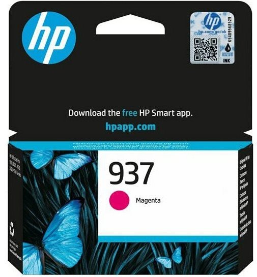 HP 4S6W3NE 937 bíborvörös