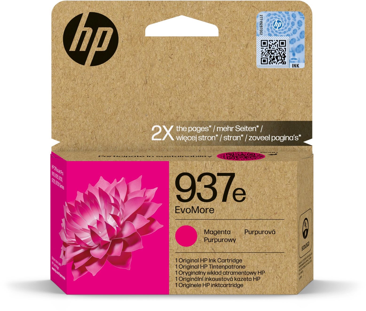 HP 4S6W7NE 937 XL EvoMore - lila
