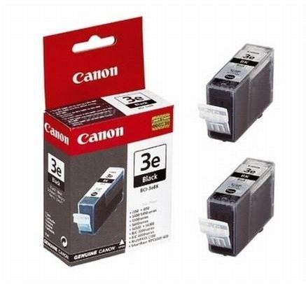  Canon BCI3eBK Black Twin Pack  - Cartridge - Main image