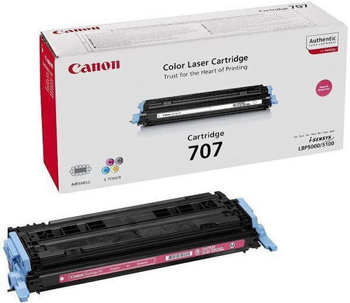 Canon CRG707M red - Printer Toner - Main image
