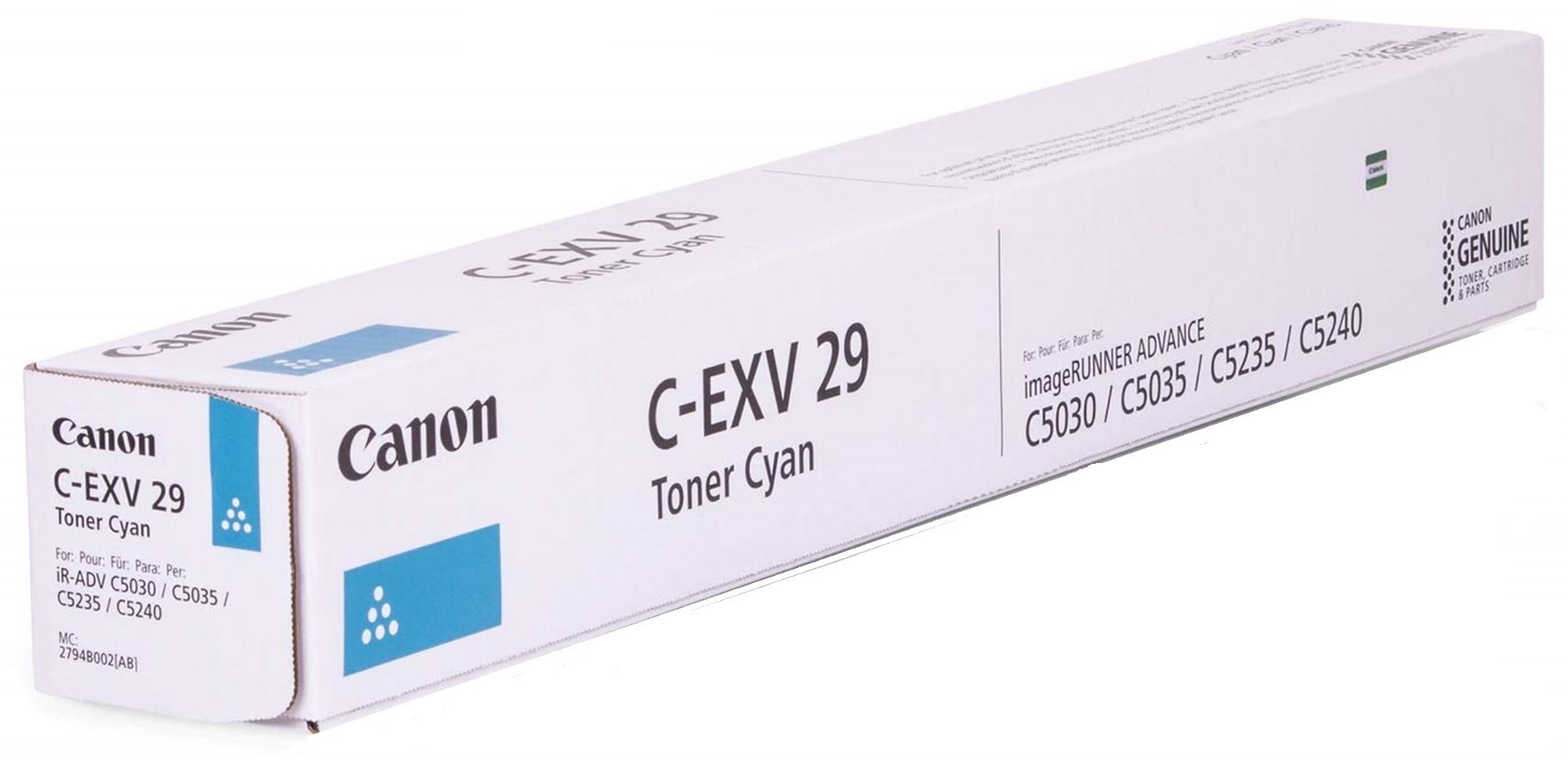 Canon C-EXV29 azúrkék