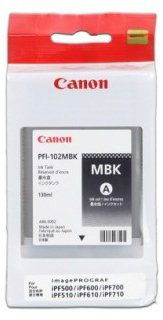 Canon PFI-102MBK matná černá - Cartridge - Hlavní obrázek