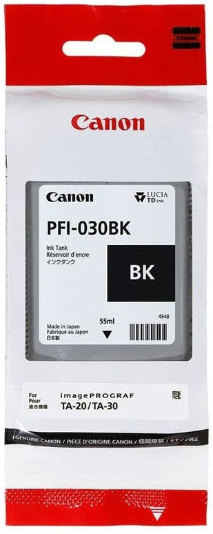 Canon PFI-030BK, fekete
