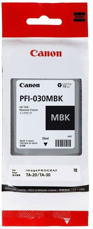 Canon PFI-030MBK, fekete