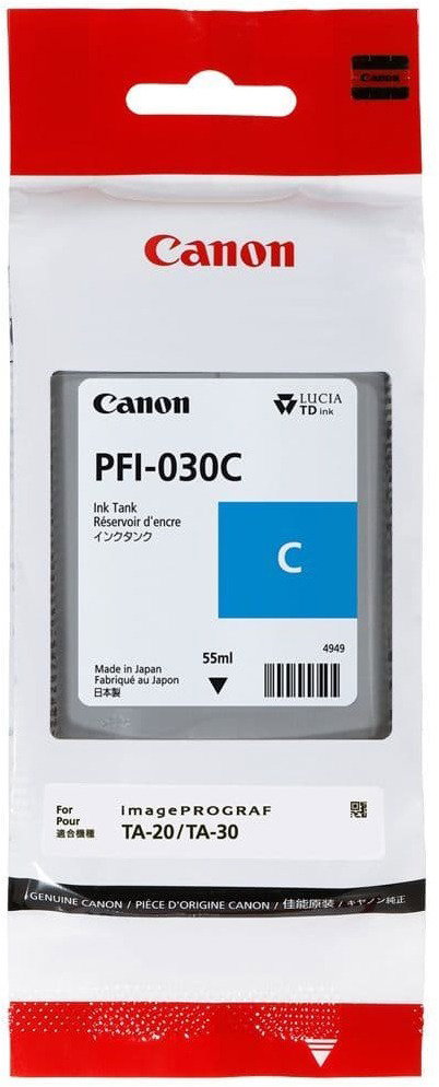 Canon PFI-030C, cián