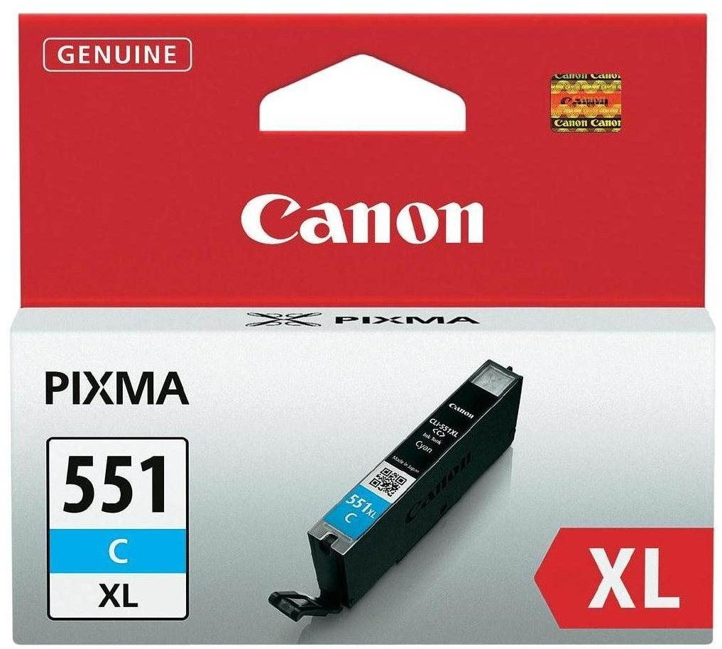 Canon CLI-551C XL ciánkék