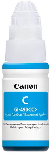 Canon GI-490 C Cyan Main image Canon GI-490 C Cyan - Printer Ink - Main image
