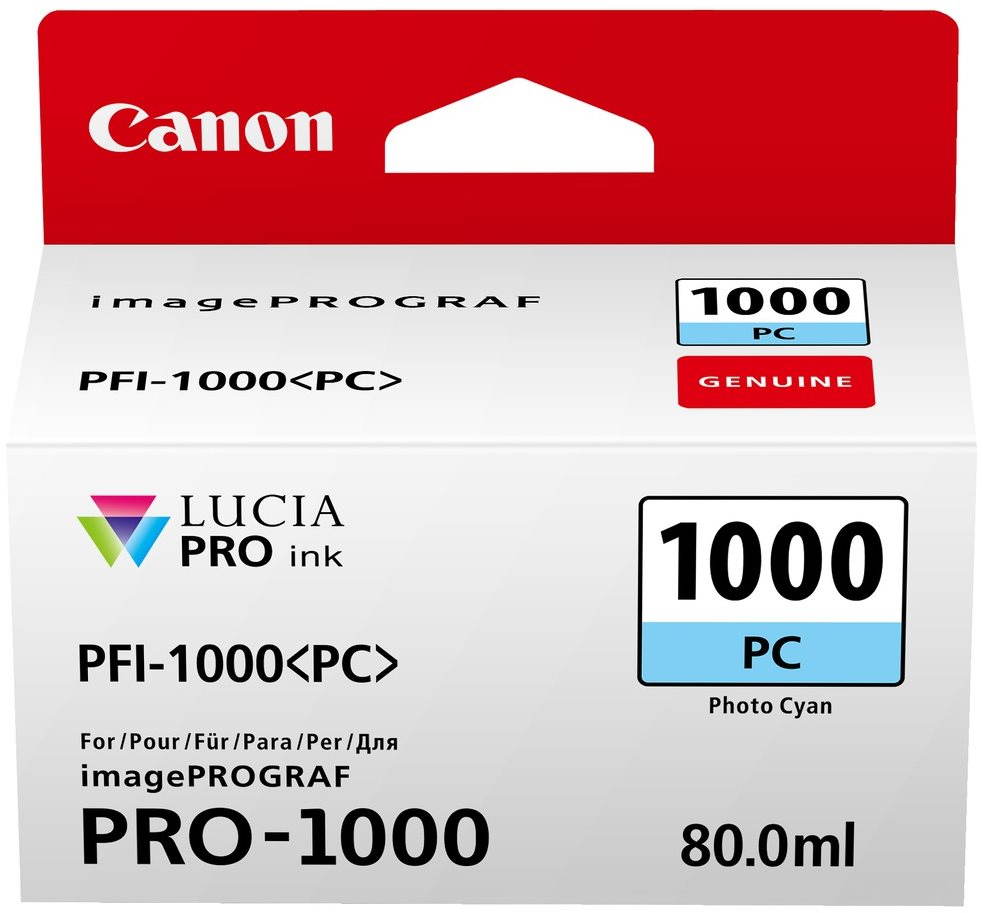 Canon PFI-1000PC fotó ciánkék