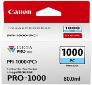 Tintapatron Canon PFI-1000PC fotó ciánkék - Cartridge