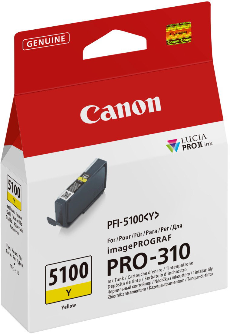 Canon PFI-5100Y, sárga