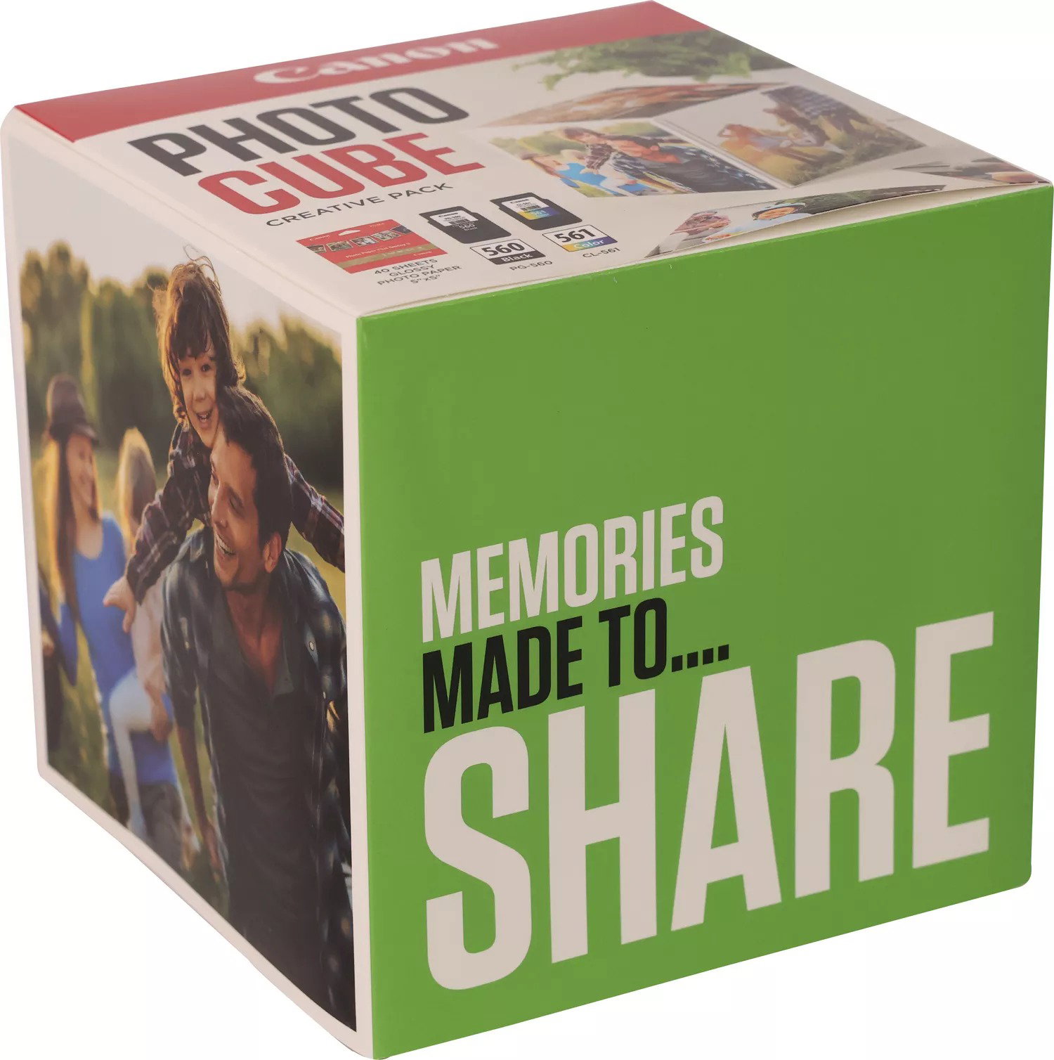 Canon PG-560/CL-561 Multipack + fotopapír PP-201 40ks Photo Cube