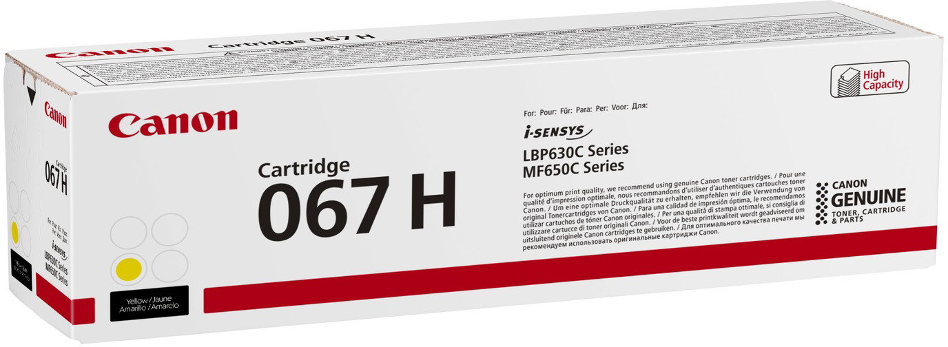Canon Cartridge 067H sárga