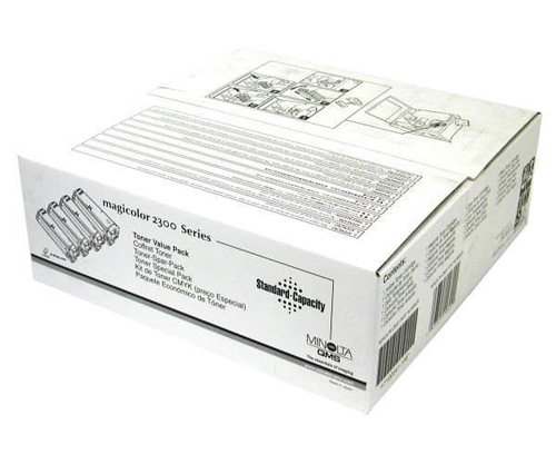Sada tonerů Konica Minolta pro MC 2300, 1.500 stran - černý+žlutý+červený+modrý - - - Fő fotó