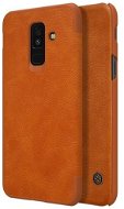 Nillkin Qin Book for Samsung A605 Galaxy A6 Plus 2018 Brown - Phone Case
