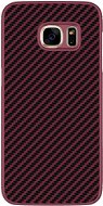 Nylkin Szintetikus Szál Carbon Red a Samsung G930 Galaxy S7-hez - Védőtok