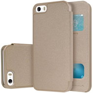 Nillkin Sparkle S-View Gold for iPhone 5 / 5S / SE - Phone Case