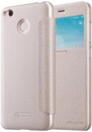 Nillkin Sparkle S-View Gold for Xiaomi Redmi 4X - Phone Case