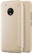 Nillkin Sparkle Folio Gold pre Lenovo Moto G5 Plus - Puzdro na mobil