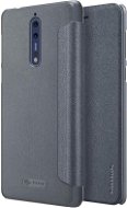 Handyhülle Nillkin Sparkle Folio für Nokia 8 Schwarz - Handyhülle