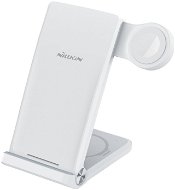 Nillkin PowerTrio 3v1 Bezdrátová Nabíječka pro Apple Watch White (MFI) - Charging Stand