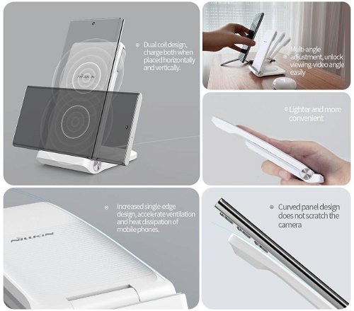 Nillkin Powertrio 3-in-1 MagSafe Kabelloses Ladegerät mit Samsung  Smartwatch-Ladegerät