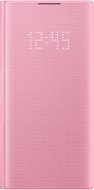 Samsung Flip Case LED View for Galaxy Note 10 pink - Phone Case