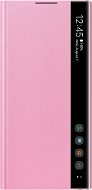 Samsung Clear View Flip Case for Galaxy Note 10 pink - Phone Case