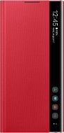 Samsung Clear View Flip Case for Galaxy Note 10 red - Phone Case