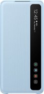 Samsung Clear View flip tok Galaxy S20 készülékhez, kék - Mobiltelefon tok