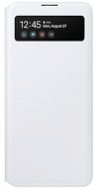 Samsung EF-EA415PW Galaxy A41 fehér S View okos tok - Mobiltelefon tok