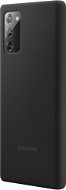 Samsung Silikónový zadný kryt na Galaxy Note20 čierny - Kryt na mobil