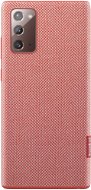 Újrahasznosított anyagból készült Samsung ökológiai hátlap a Galaxy Note20 készülékhez piros - Telefon tok
