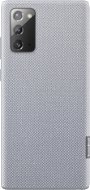 Újrahasznosított anyagból készült Samsung ökológiai hátlap a Galaxy Note20 készülékhez, szürke - Telefon tok