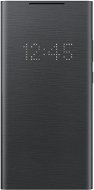 Samsung LED View Flip tok Galaxy Note20 Ultra 5G készülékhez, fekete - Mobiltelefon tok