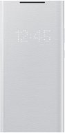 Samsung Flipové puzdro LED View pre Galaxy Note20 Ultra 5G strieborné - Puzdro na mobil