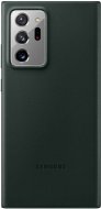 Samsung Kožený zadný kryt na Galaxy Note20 Ultra 5G zelený - Kryt na mobil