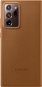 Samsung bőr hátlap a Galaxy Note20 Ultra 5G készülékhez barna - Telefon tok