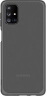 Samsung halbtransparente Handyhülle Rückseite für Galaxy M31s schwarz - Handyhülle