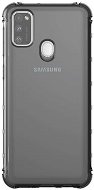 Samsung halbtransparente Handyhülle Rückseite für Galaxy M21 schwarz - Handyhülle