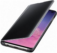 Samsung Galaxy S10 Clear View Cover čierny - Puzdro na mobil