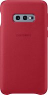 Samsung Galaxy S10e Leather Cover, piros - Telefon tok