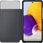 Mobiltelefon tok Samsung Galaxy A72 fekete S View flip tok - Pouzdro na mobil