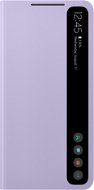 Samsung Galaxy S21 FE 5G Flip Case Clear View Purple - Phone Case