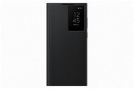 Mobiltelefon tok Samsung Galaxy S22 Ultra 5G fekete Clear View flip tok - Pouzdro na mobil