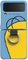 Handyhülle Samsung Silikonabdeckung Ring Z Flip4, Homer Simpson - Pouzdro na mobil
