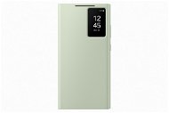 Puzdro na mobil Samsung Galaxy S24 Ultra Flipové puzdro Smart View Light Green - Pouzdro na mobil