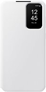 Samsung Galaxy A55 Smart View fehér flip tok - Mobiltelefon tok