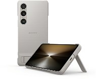 Telefon tok Sony Xperia 1 VI szürke tok állvánnyal - Kryt na mobil