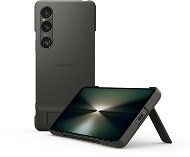 Telefon tok Sony Xperia 1 VI zöld tok állvánnyal - Kryt na mobil