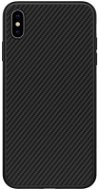Nillkin Synthetic Fiber Ochranný Zadný Kryt Carbon pre Apple iPhone XS Max black - Kryt na mobil